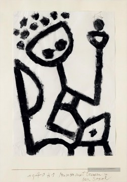 Mumon ivre tombe dans la chaise Paul Klee Peinture à l'huile